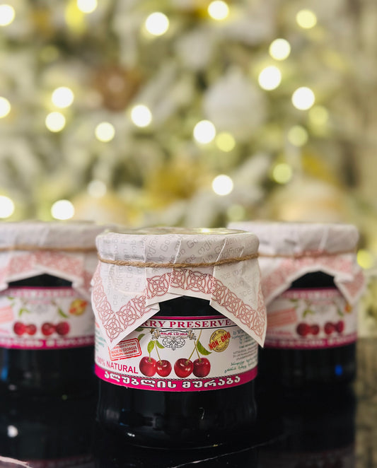 Confiture de cerises griottes( ალუბლის მურაბა)500g