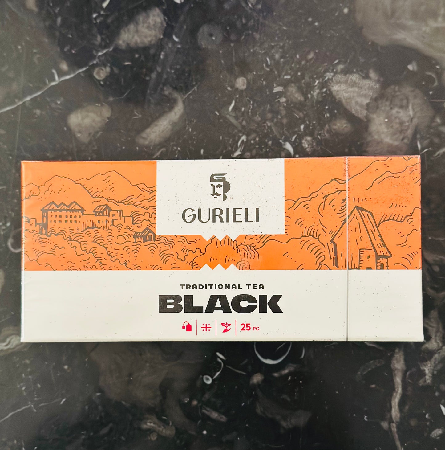 Thé noir Gurieli( შავი ბაიხის ჩაი გურიელი)25 sachets