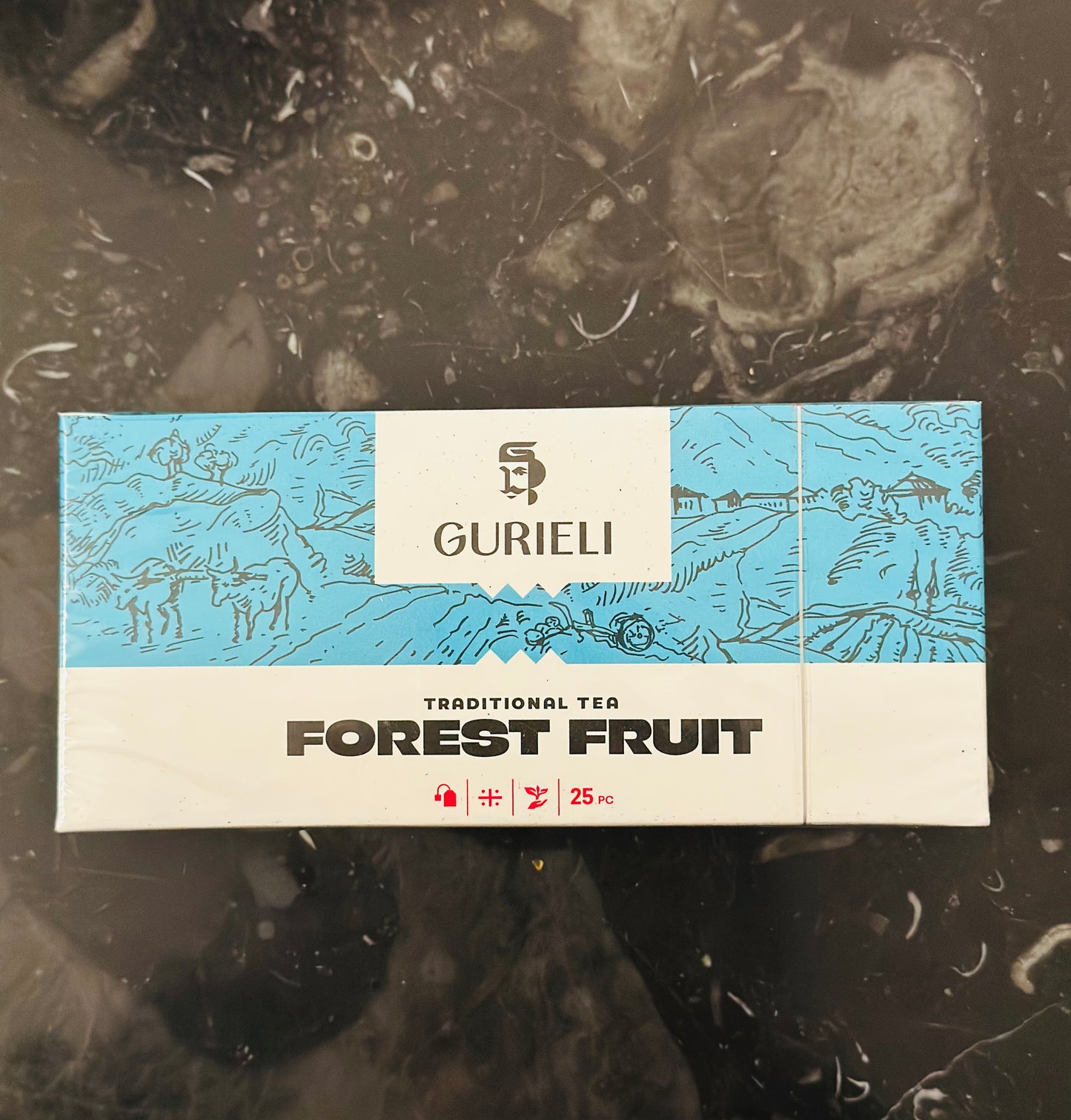 Thé fruits des bois Gurieli( ტყის ხილის ჩაი გურიელი)25 sachets