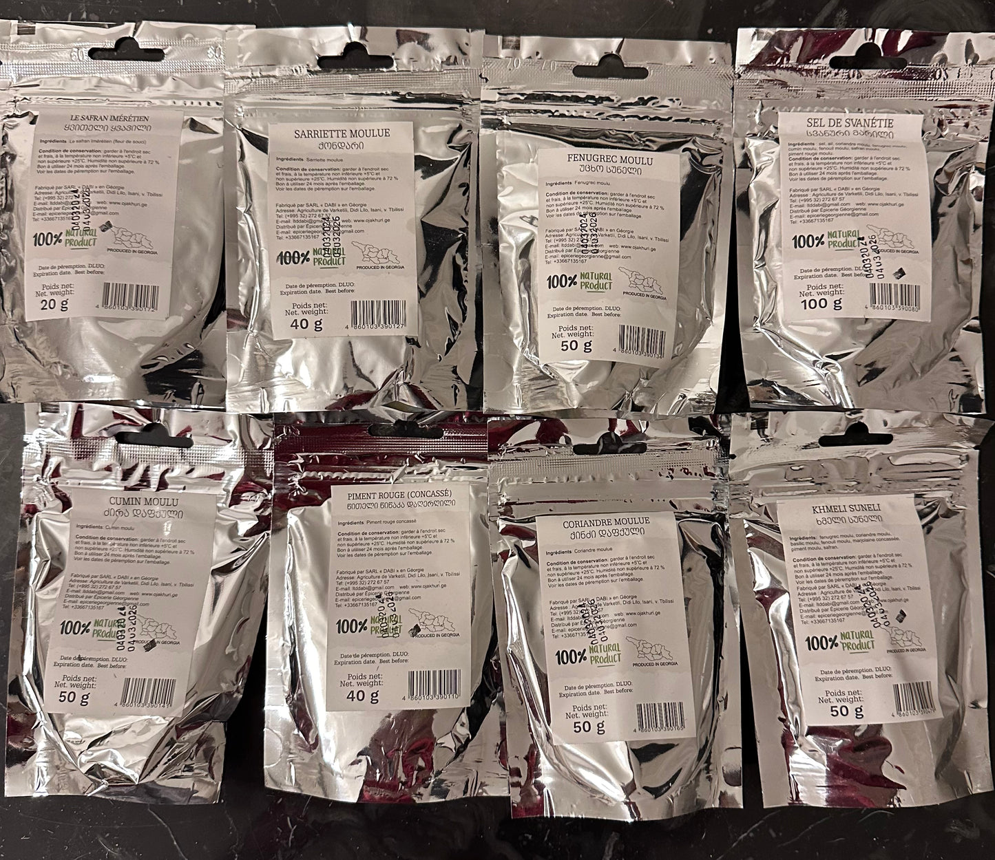 Panier d’épices( სუნელების ნაკრები)