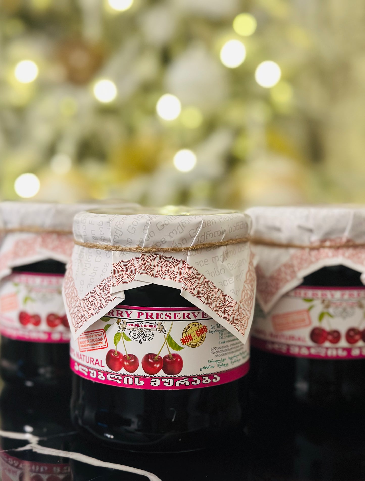 Confiture de cerises griottes( ალუბლის მურაბა)500g