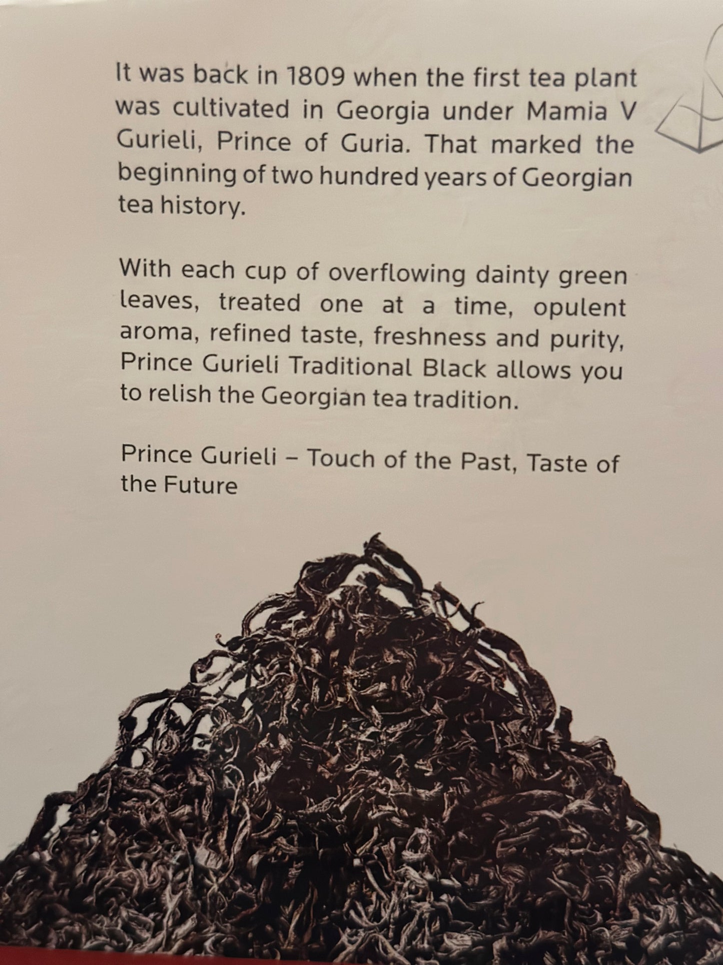 Thé noir traditionnel Prince Gurieli( ტრადიციული შავი ჩაი)40g