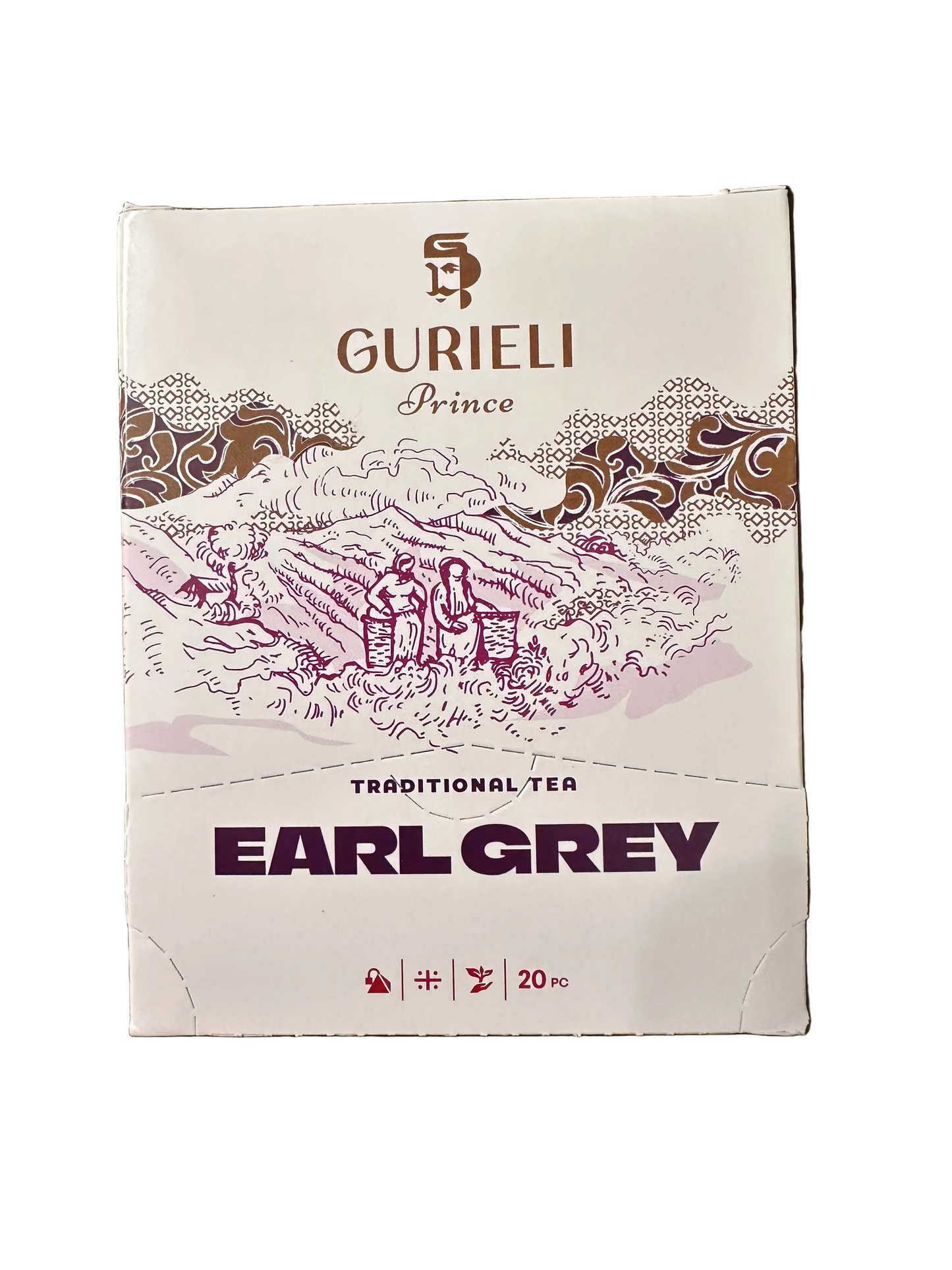Thé Prince Gurieli Earl Grey( ჩაი პრინცი გურიელი ერლ გრეი)20 pcs