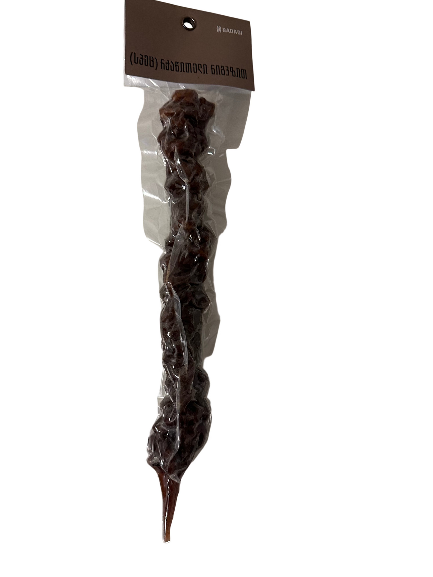 Churchkhela de Rkatsitheli( სპეც ჩურჩხელა რქაწითელის, ვაკუუმში) 150g