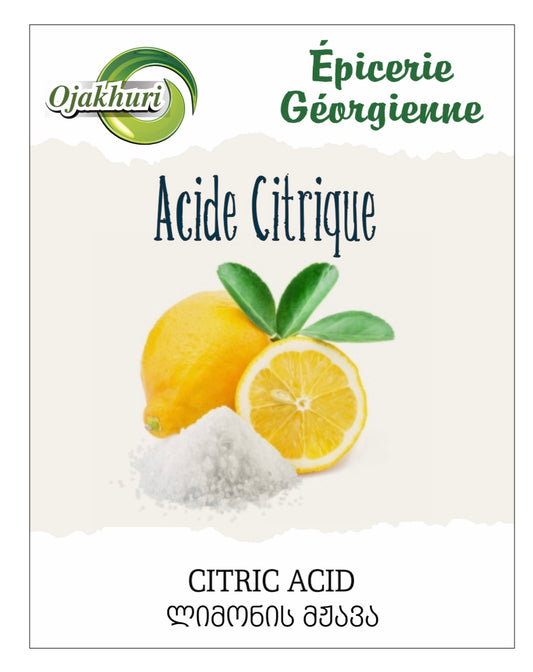 Acide citrique alimentaire